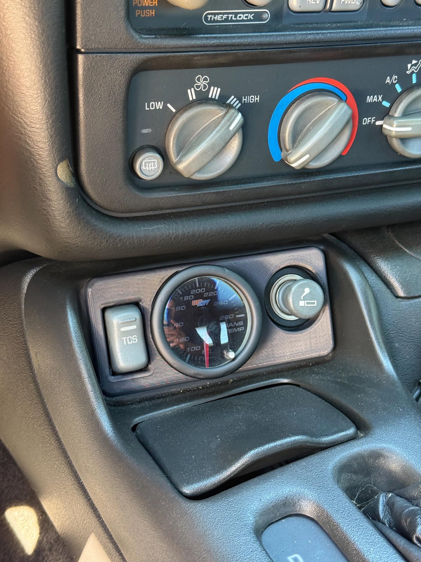 3D Printed 98-02 Firebird/Camaro Center Console Gauge Pod