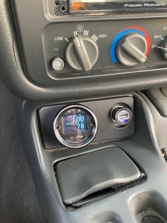 3D Printed 98-02 Firebird/Camaro Center Console Gauge Pod