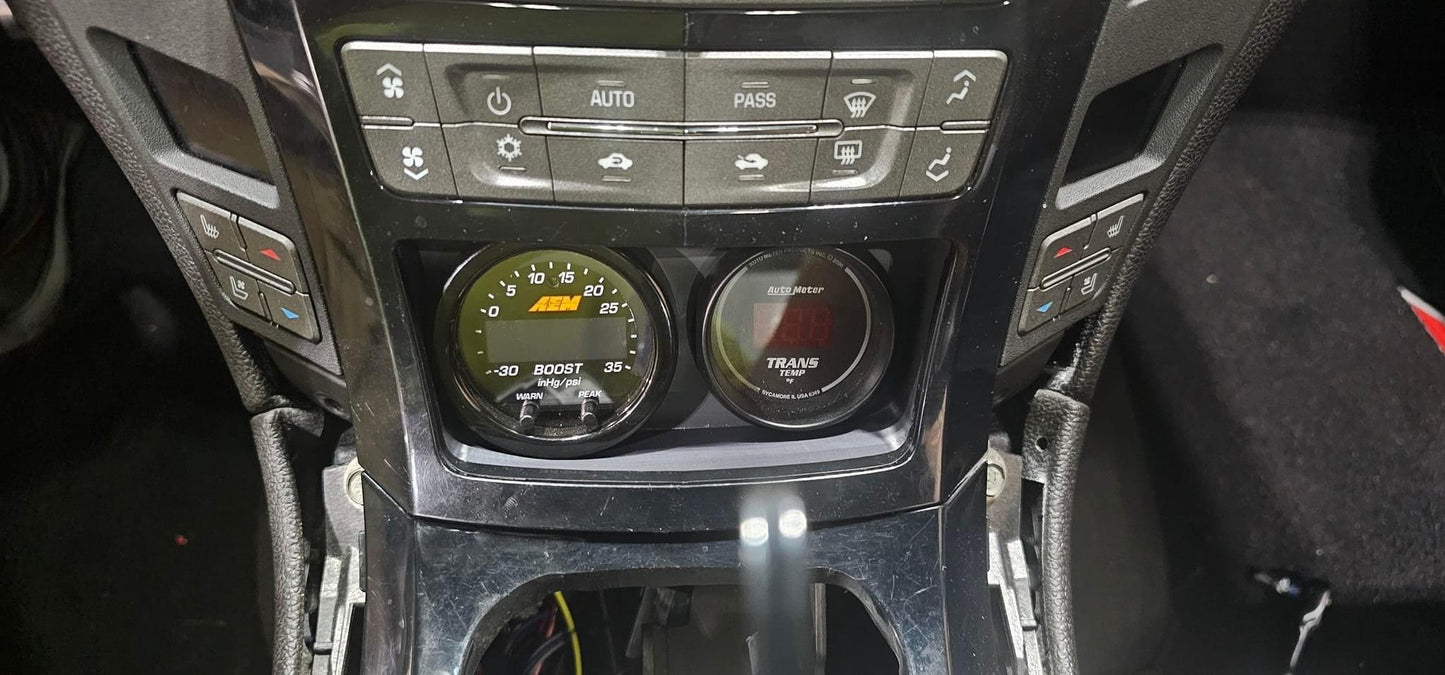 3D Printed 09-15 Cadillac CTS-V Single or Dual Cubby Gauge Pod
