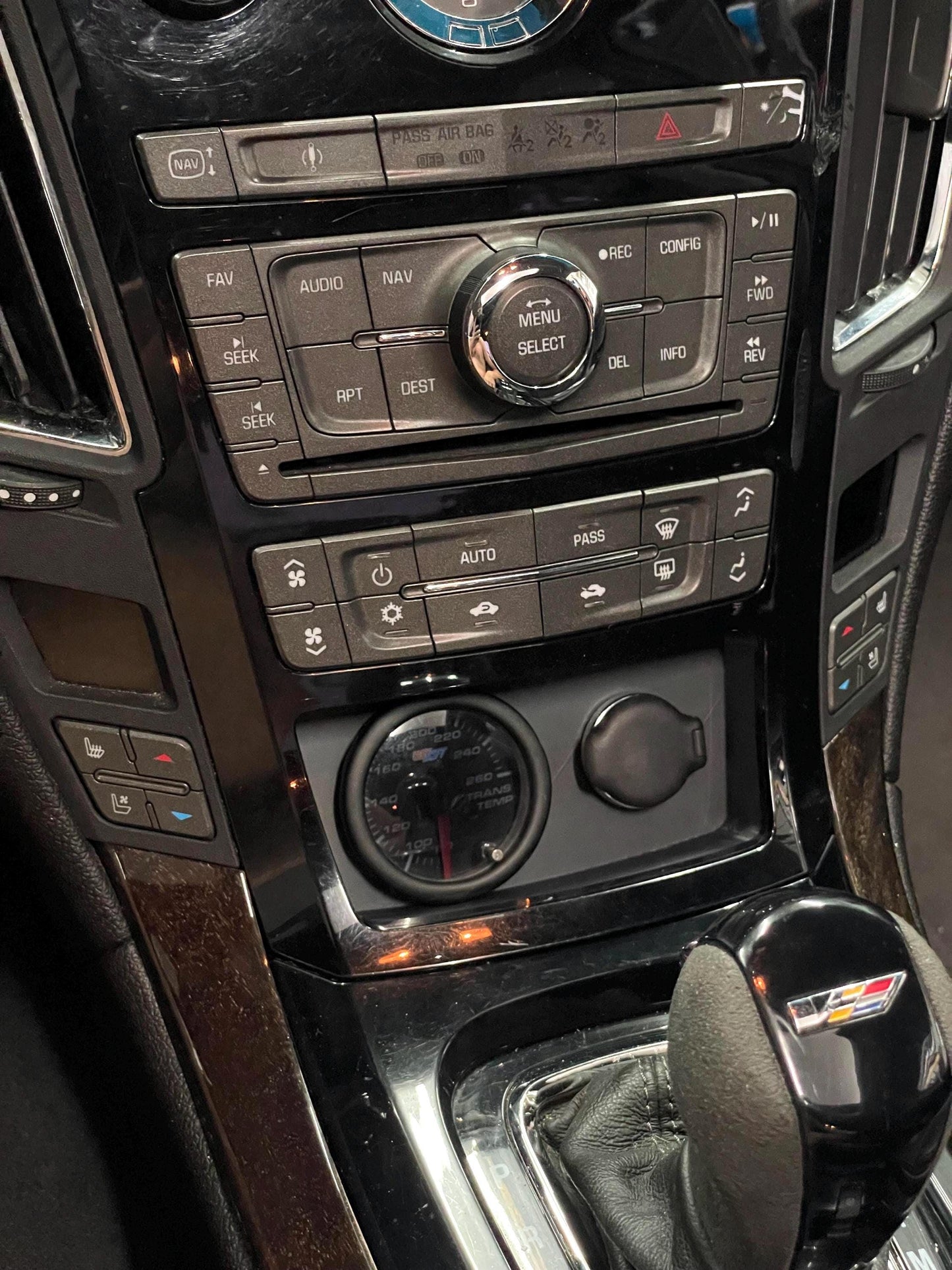 3D Printed 09-15 Cadillac CTS-V Single or Dual Cubby Gauge Pod
