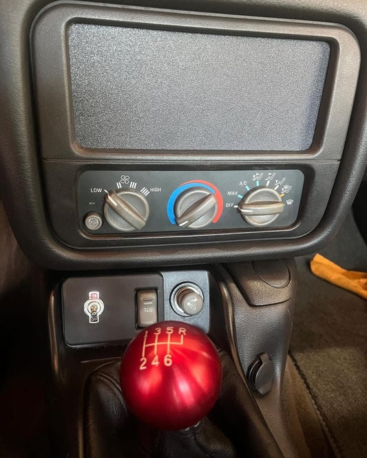 3D Printed 96-02 Firebird Radio Delete Plate/Gauge Pod