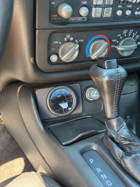 3D Printed 98-02 Firebird/Camaro Center Console Gauge Pod