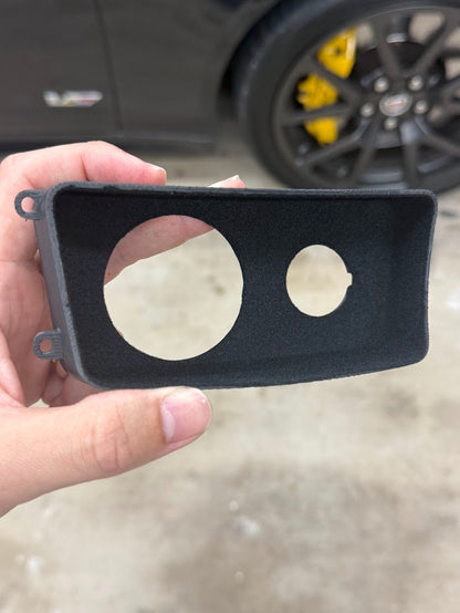 New Suede Option! 09-15 Cadillac CTS-V Single or Dual Cubby Gauge Pod